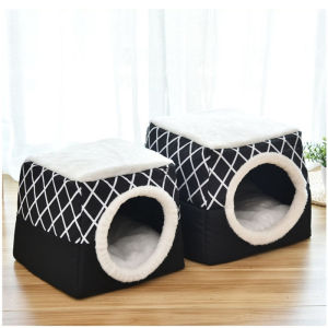SKISOPGO Kitten House Small Dog Bed Puppy Sleeping Mat Cat Warm House Pet Supplies All Season Pet House