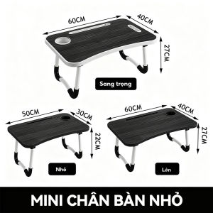 AIODIY Bàn học làm việc gấp gọn Bàn gấp máy tính xách tay Với Cup Holder Với khe cắm thẻ