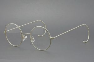 Vintage Round Antique Wire Rim Metal Reading Glasses Flexible Full Rim +75 +100 +125 +175 +225 +250 +275 +375 +400 +450+600