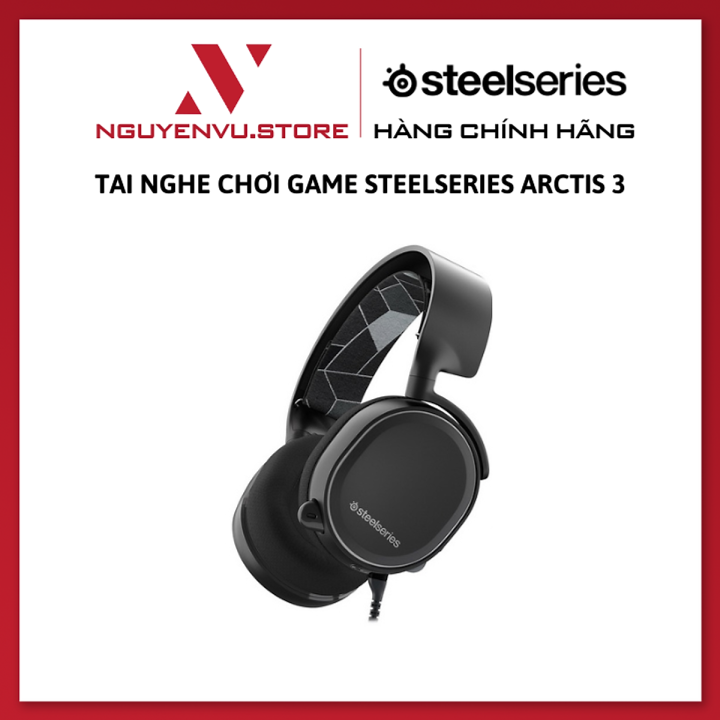 Tai nghe gaming có dây Steelseries Arctis (Hàng Chính Hãng) Tai