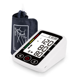 Arm  Monitor LCD Pressure Sensor Monitor BP Automatic Tonometer Digital Tensiometer LED Display Cuff Heart