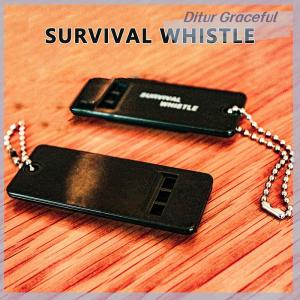Ditur Outdoor Survival Whistle Life-saving Whistle First Aid Whistle High Pitch High Frequency Earthquake Whistle