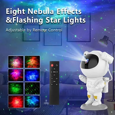 Astronaut Galaxy Lamp Starry Sky Ocean Projector Night Light Galaxy Light LED Star Light Projector Nebula Lamp Children Galaxy Light Bedroom Putih Romantic Led Light Colorful
