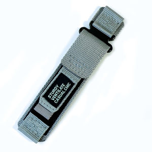 [ｈｏｔ] Factory new model Velcro nylon loop strap for sports and casual use suitable for men compatible with Watch and Garmin 20/22m