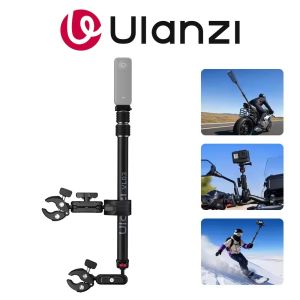 Ulanzi VL03 Super Clamp Motorcycle Bike Invisible Selfie Stick Holder Mount for GoPro Insta360 DJI 360 Action Camera