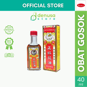Minyak Gosok Bunga Merah 40 ml SAMCO | Red Flower Oil Hong Hua You