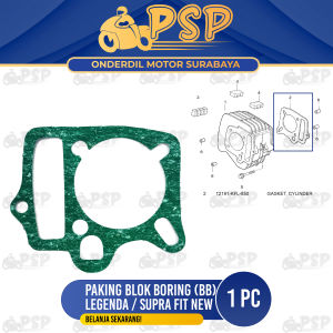 Paking Blok Boring Bawah Legenda - Packing Peking Gasket Cylinder Silinder Block Seher Seker Buring