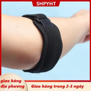 [COD] SHPYHT Giao hàng địa phương 1pcs khuỷu tay cú đúp cho quần vợt golfer thể thao bảo vệ có thể điều chỉnh cánh tay ban nhạc Silicone nén Pad viêm gân giảm đau người đàn ông Phụ nữ