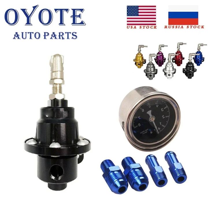 【Daily Deals】 Oyote 7 Color Adjustable Fuel Pressure Regulator TypeS