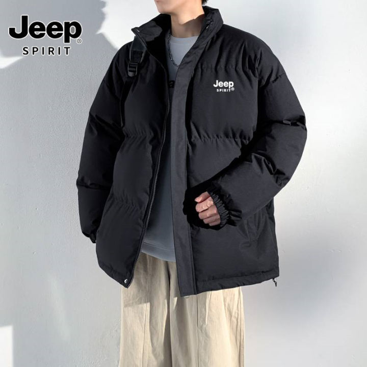 Jeep Spirit 1941 estd 2024 cổ đứng đệm cotton mùa đông áo khoác độn ...