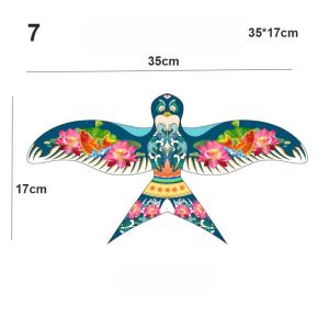 GONLUEZ  DIY Toy Children Gift Flying Bird Kites Plastic Eagle Kite Large Eagle Kites 35cm