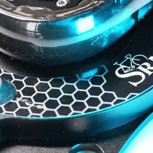 2026 READU Bicycle Chainring Decals Crank Stickers SRM Power Meter Sticker Bike Stickers bike accessories 1 pair