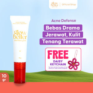Glow Better Effortless Glow Acne Defense Daily Spot Treatment 10gr - Skincare untuk Memudarkan Jerawat dan Bekas Jerawat Obat Totol Jerawat
