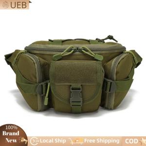 [Ueb Flagship Shop]ยูทิลิตี้อเนกประสงค์กระเป๋าไนลอนแบบพกพากีฬากลางแจ้งเอวแพ็คกันน้ำความจุขนาดใหญ่สำหรับการตั้งแคมป์เดินป่าการเดินทางวิ่ง