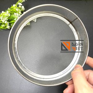 Dụng cụ RẮC CACAO RÂY BỘT INOX loại nhỏ 145cm - Dụng cụ làm bánh lưới khít pha chế vợt lược rau má lược dừa rắc Ca cao