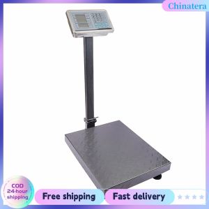 [Chinatera Flagship Store] Foldable Floor Scale with KG/LB Conversion Electronic Digital Bench Weight Computing Digital Scale for Pricing Warehouse