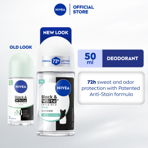 NIVEA Deodorant Black & White Fresh Antiperspirant Roll-on 50ml
