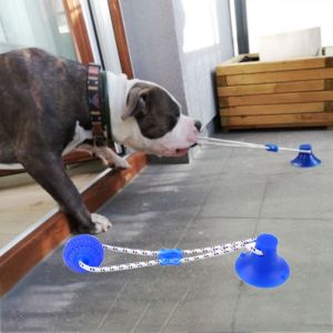 BENGPEN Bite Resistant Puppy Chew Toy Interactive Elastic Dog Ball Toys Creative with Suction Cup Pet Molar Bite Toy For Tooth Cleaning