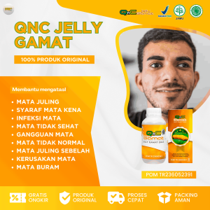 Obat Mata Juling Obat Mata Juling Sebelah Mata Berlemak Gangguan Syaraf Mata Kerusakan Mata Mata Deleng Atasi Dengan QnC Jelly Gamat Emas