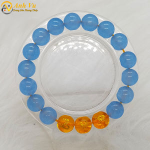 Vòng phong thủy nữ tam hợp tỵ dậu sửu - size 8 10ly cho người mệnh thủy mệnh mộc - khai quang may mắn tài lộc - PHONG THỦY ANH VŨ