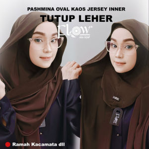 Pashmina Inner Oval Ninja Menutup Dada Hijab Instan Meleyot jersey