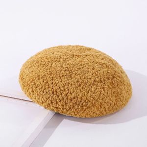 Topi Baret Wol hangat untuk Wanita Adjustable Wool Beret Hat