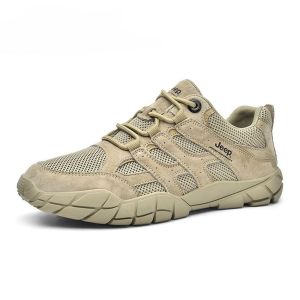 Spring Air Mesh Shoes Soft Sole Lightweight Non-Slip Outdoor Travel Shoes For Men