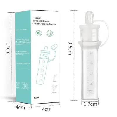 Colostrum Collector Handheld Colostrum Collector for Breastmilk Colustrum Collector Silicone 2pc/box