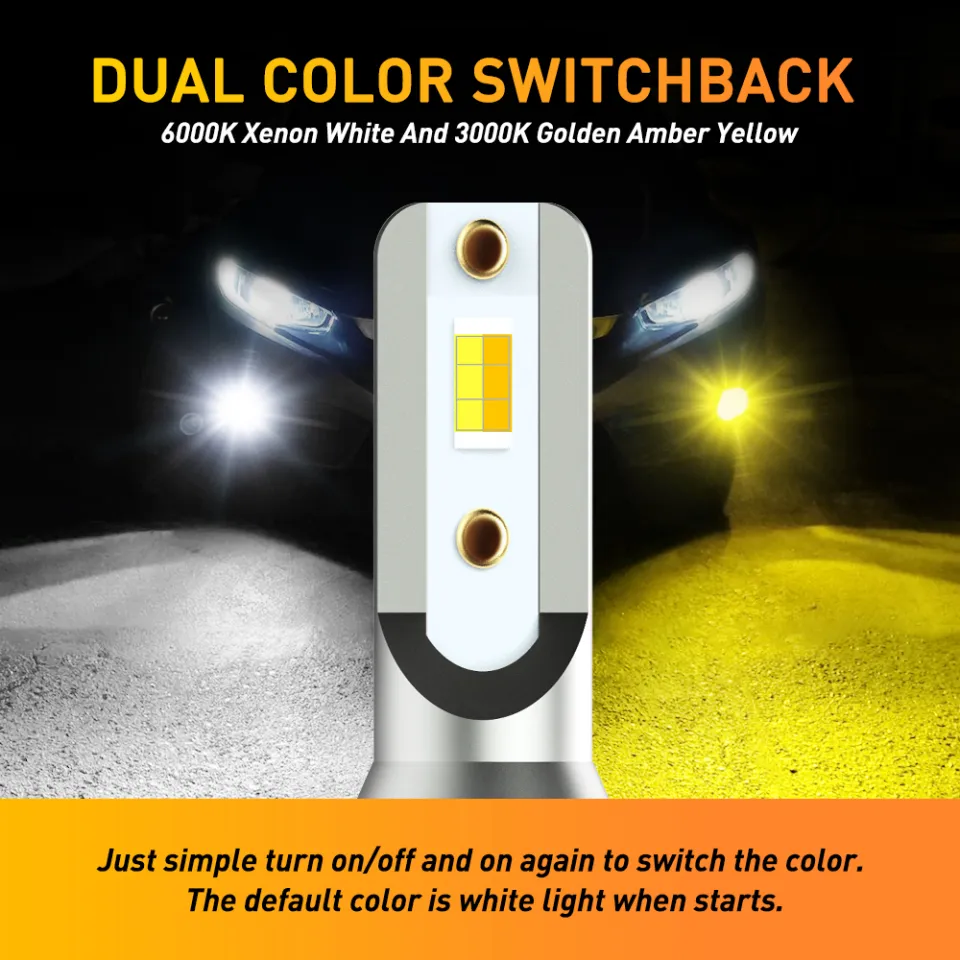 9005 Bright Dual-Color 3000K/6000K HID matching xenon white /yellow LE 9005 Bright Dual-Color 3000K/6000K HID matching xenon white /yellow LE
