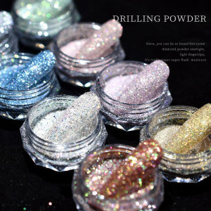 Nail Art Crystal Diamond Powder Newest Nail Sequins Powder Glitter Nail Decorations 8 Colors N030