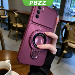 Feadship Case for Realme c75 c71 c75x C73 C85 PRO c100x c100i c100 4g phone casing Softcase Silicone shockproof Cover new design aesthetic cute Burgundy with holder for girls DSCUDZJ1