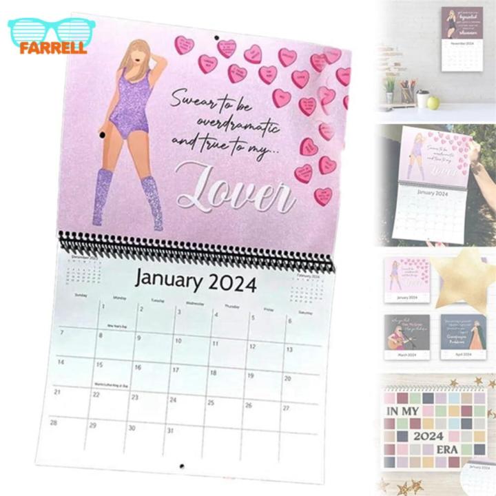 FARRELL 2024 Calendar The Eras Tour Calendar The Eras Tour Taylor Swift