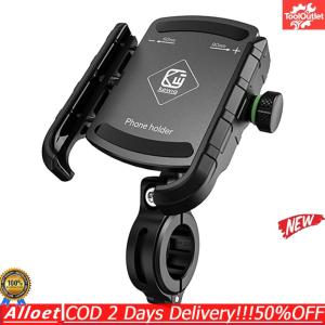 [ToolOutlet]Durable Anti-Vibration Bike Phone Mount for Mountain and Dirt Bikes with Flexible Clamp and Weatherproof Coating