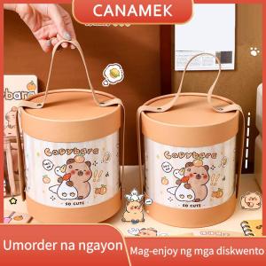 CANAMEK 1Set Large Capacity Gift Box Cartoon Capybara Stationery Set Cute Student Stationery Set Portable Abundant Student Prize Gifts