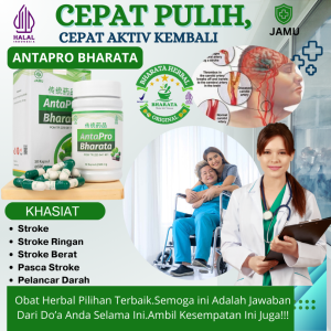 Antapro Bharata Obat Stroke Herbal Premium Obat Stroke Ringan Berat Kolesterol Darah Tinggi Paling Ampuh 100% Original Bergaransi