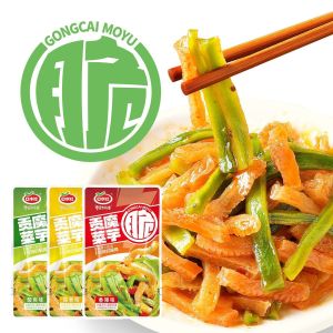 Konjac Gongcai ขนมเผ็ดและน่าพอใจแถบเผ็ดกรอบและสดชื่นแบบสบายๆกินขนมแบบสบายๆ