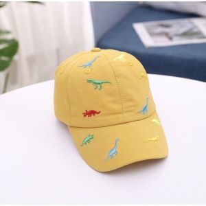 HIGH QUALITY Topi Anak 1 - 4 Tahun Baseball Topi Bayi Dino dengan Bordir warna warni Import / Hi Dino / Dino Trex / Dino Wild free bordir nama