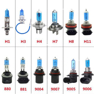 [Cadiav] H1 H3 H4 H7 H11 9006 9007 Xenon แก๊สฮาโลเจนไฟหน้าหลอดไฟหลอดไฟสีขาว12V