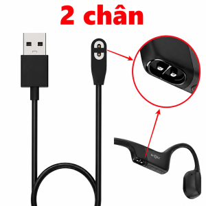 Dây sạc cho tai nghe dẫn xương Shokz OpenRun OpenSwim OpenComm Aeropex - Tích hợp truyền dữ liệu