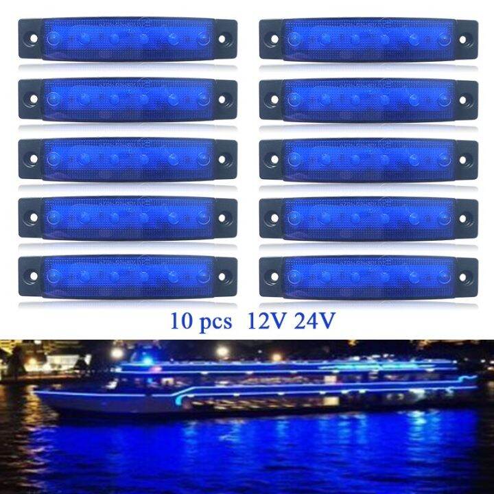 10Pcs Marine Boat Waterproof 12V 24V 6 LED Lamp Cabin Deck Courtesy   Fe8ded7ae072b23892ed9c732c0ed2de  720x720q80 