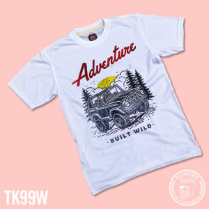 เสื้อยืดคอกลมแขนสั้น ผ้าTK พิมพ์ระบบ Sublimation นุ่ม สวมใส่ สบาย ระบายอากาศไม่ร้อน ( รหัสสินค้า TK 99 )