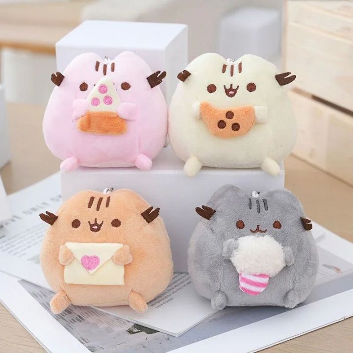 Cartoon Pusheen Cat Plush Toy Cute Stuffed Kitten Doll Keychain Lovely  Backpack Pendant Bag Charms Car Key Holder Children Gifts-lihaichao3  Lazada
