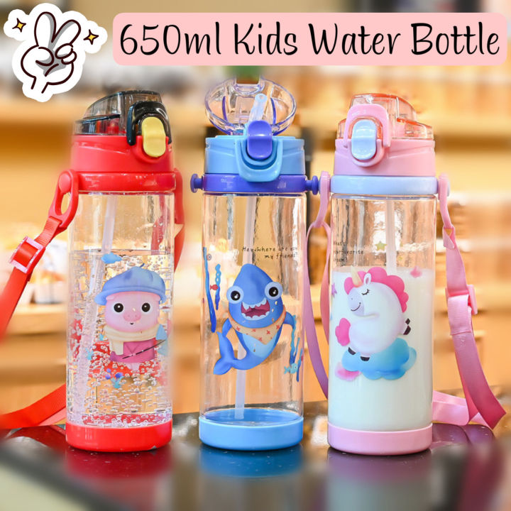 READY STOCK 650ML Botol Air Kanak-kanak Kids Water Bottle With
