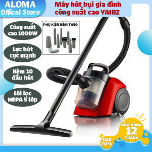 Máy hút bụi gia đình 1000W Yairz XY-1008 kèm 10 đầu hút và lõi lọc bụi HEPA cao cấp tiện dụng vệ sinh mọi ngóc ngách trong gia đình