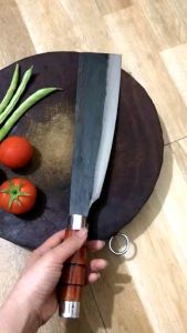 Dao Bếp Chặt Gà Vịt Băm-Thái chất thép nhíp ôtô chuẩn sắc bén