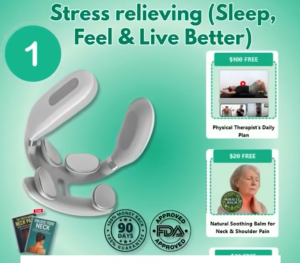 đai điều chỉnh cổ Crevitrax Gen-2 hỗ trợ loại bỏ chứng đau đầu đau nửa đầu. hàng chính hãng