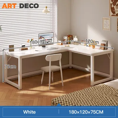 L Shape Study Table Meja Belajar Home Office Table Computer Desk Meja Komputer Student Study Desk L Shape Table Meja L