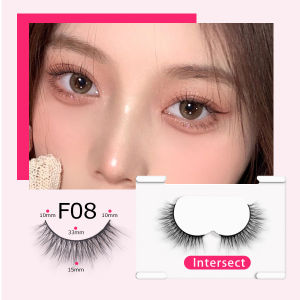 IMAGIC 1 PCS Natural False Eyelashes Reusable Lashes Charming 3D False Eyelashes Soft Lightweight Comfortable Curly Thick Wispy Eyelash
