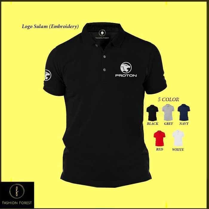 Microfiber Quick dry Jersi Jersey Polo T Shirt Logo Sulam Embroidery Proton X50 Logo X50OC Dry Fit FF251