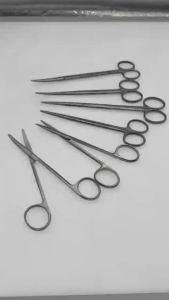 KITA Operating Nasal Department Surgical scissors Stainless steel Double eyelid Instrument